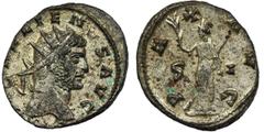 ANCIENT COINS Roman Imperial, Gallienus, AntoninianusRoman Imperial Gallienus (253-268), Antoninianus 264-265, Mediolanum mintObverse: radiate head right GALLIENVS AVGReverse: Pax standing left, holdi