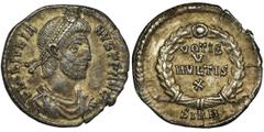 ANCIENT COINS Roman Imperial, Julian II Apostate, SiliquaNice siliqua by Julian II, called the Apostate in Christian sources, because being baptized and coming from a Christian family, he returned to 