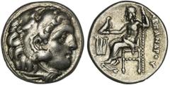 ANCIENT COINS Greece, Kingdom of Macedon, Philip III Arrhidaios, DrachmGreeceKingdom of Macedon, Philip III Arrhidaios, Drachm 323-319 BC, Kolophon mint, struck under Menander or Kleitos, in the name 