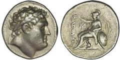 ANCIENT COINS Greece, Kingdom of Pergamon, Attalos I, TetradrachmGreeceKingdom of Pergamon, Attalos I (241-197 BC), Tetradrachm 241-197 BC, Pergamon mintObverse: laureate head of Philetairos to rightR