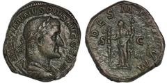 ANCIENT COINS Roman Imperial, Maximinus I Thrax, SestertiusRoman Imperial Maximinus I Thrax (235-238), Sestertius 235-238, Rome mint Obverse: laureate, draped and cuirassed bust right MAXIMINVS PIVS A