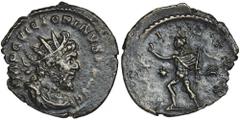 ANCIENT COINS Roman Imperial, Victorinus, Antoninianus - RARERarer antoninianus of Gallic usurper Victorinus, minted in his Rhine capital, Colonia Agrippina (today's Cologne). Coins of Victorinus, the