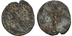 ANCIENT COINS Roman Imperial, Victorinus, Antoninianus - RARERarer antoninianus of Gallic usurper Victorinus, minted in his Rhine capital, Colonia Agrippina (today's Cologne). Coins of Victorinus, the