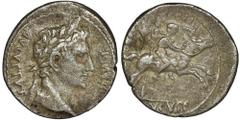 ANCIENT COINS Roman Imperial, Octavian Augustus, DenariusRoman ImperialOctavian Augustus (27 BC-14 AD), Denarius 8 BC, Lugdunum mint Obverse: head of August facing rightAVGVSTVS DIVI FReverse: Caius C