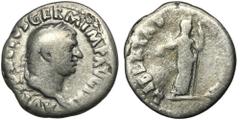 ANCIENT COINS Roman Imperial, Vitellius, Denarius - RAREDenarius of Vitellius, one of the shorter reigning emperors. He ruled only less than 12 months.Roman ImperialVitellius (69), Denarius 69, Rome m