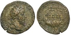 ANCIENT COINS Roman Imperial, Marcus Aurelius, DupondiusRoman ImperialMarcus Aurelius (161-180), Dupondius 176-177, Rome mintObverse: radiate head of Marcus Aurelius facing right M ANTONINVS AVG GERM 
