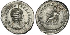 ANCIENT COINS Roman Imperial, Julia Domna, AntoninianusSpecimen ex. Feydeau Bourse Numismatique, 04.2021.Roman ImperialJulia Domna (wife of Septimius Severus, 193-217), Antoninianus 215-217, Rome mint