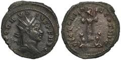 ANCIENT COINS Roman Imperial, Claudius II Gothicus, AntoninianusRare issue with VICTORIAE GOTHIC on the reverse.Roman Imperial Claudius II Gothicus (268–270), Antoninianus 268-270, Cyzicus mint Obvers