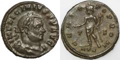 ANCIENT COINS Roman Imperial, Licinius I, FollisRoman Imperial Licinius I (308-324), Follis 310-313, Treveri mintObverse: laureate head right IMP LICINIVS P F AVGReverse: Genius, modius on head, stand