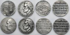 WORLD COINS AND MEDALS Set, Germany, Medals (4 pcs.)Set of four German medals.Zestaw czterech medali niemieckich:- medal 1960, z okazji Światowego Kongresu Eucharystycznego w Monachium- medal 1959, z 