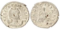 Foreign coins Roman Empire. Herennia Etruscilla. Denarius. ND (249 - 251). RIC. 58f. K. 80.5. 4,1 g. VF.