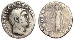 Roman Imperial Coins Otho, 69 AD Silver Denarius, Struck 15th January - 8th March, 69 AD Rome Mint, 19mm, 2.46 grams Obverse: IMP M OTHO CAESAR AVG TR P, Bare head of Otho right. Reverse: PAX ORBIS TE