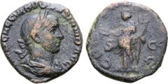 Roman Imperial Coins Volusian, 251 - 253 AD AE Sestertius, Rome Mint, 28mm, 16.73 grams Obverse: IMP CAE C VIB VOLVSIANO AVG, Laureate, draped and cuirassed bust of Volusian right. Reverse: CONCORDIA 