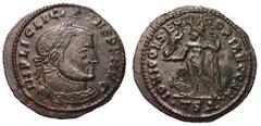 Roman Imperial Coins Licinius I, 308 - 324 AD AE Follis, Thessalonica Mint, 25mm, 3.26 grams Obverse: IMP LIC LICINIVS P F AVG, Laureate head of Licinius right. Reverse: IOVI CONSERVATORI AVGG NN, Jup