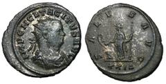Roman Coins Tacitus, 275 - 276 AD AE Antoninianus, Rome Mint, 24mm, 4.14 grams Obverse: IMP C M CL TACITVS AVG, Radiate, draped and cuirassed bust of Tacitus right. Reverse: SALVS AVG, Salus standing 