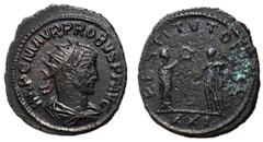 Roman Coins Probus, 276 - 282 AD AE Antoninianus, Siscia Mint, 22mm, 3.03 grams Obverse: IMP C M AVR PROBVS P F AVG, Radiate, draped and cuirassed bust of Probus right. Reverse: RESTITVT ORBIS, Female