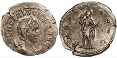 ANCIENT COINS Cesarstwo Rzymskie, Antoninian Herennia Etruscilla żona Trajana Decjusza 249 - 251 n. e.Mennica: RzymAw: Popiersie Herenni w diademie w prawo. HER ETRVSCILLA AVGRw: Pudicitia stoi w lewo