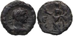 Roman Provincial, Diocletian 284-305, Tetradrachm, AlexandriaWeight 7,03 g, 19 mm. A rare tetradrachm depicting Homonoia on the reverse, minted in Alexandria in the 5th year of Diocletian's reign.Waga