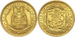 Czechoslovakia Czechoslovakia, Ducat 1923 Czechosłowacja, dukat 1923 Gold 3,49 g. Złoto 3,49 g. Grade: UNC Literature: Friedberg 2 More photos and full item description available on auction site hereC