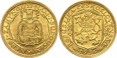 Czechoslovakia Czechoslovakia, Ducat 1936 Czechosłowacja, dukat 1936 Gold 3,49 g. Złoto 3,49 g. Grade: XF+/UNC- Literature: Friedberg 2 More photos and full item description available on auction site 