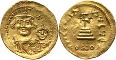 Ancient Byzantine Empire, Heraclius 610-641, Solidus, Constantinople Bizancjum, Herakliusz 610-641, solidus, Konstantynopol Gold 4,53 g, 21 mm. Złoto 4,53 g, 21 mm. Grade: XF Reference: Sear 738, Frie