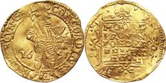 Netherlands Netherlands, Gelderland, Ducat 1651 Niderlandy, Geldria, dukat 1651 Gold 3,30 g. Slightly bent. Złoto 3,30 g. Lekko gięty. Grade: XF+ Reference: Friedberg 237Netherland