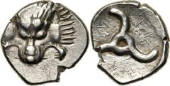 Ancient Greece, Lycia, Perikles, 1/3 Stater circa 380-360 BCSilver 2,81 g, 15-16 mm. Waga 2,81 g, 15-16 mm. Dość ładnie zachowana. Reference: SNG Aulock 4254-4256 Grade: XF