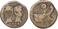 Roman Empire coins ROMANE IMPERIALI - Giulio Cesare e Augusto - Dupondio RPC 515 (AE g. 17,99) MB