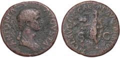 Roman Empire coins ROMANE IMPERIALI - Antonia (moglie di Nerone Druso) - Dupondio C. 6 (AE g. 14,53) meglio di MB
