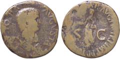 Roman Empire coins ROMANE IMPERIALI - Antonia (moglie di Nerone Druso) - Dupondio C. 6 (AE g. 13,87) MB