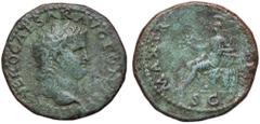 Roman Empire coins ROMANE IMPERIALI - Nerone (54-68) - Semisse (AE g. 5,5) BB