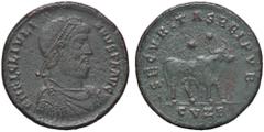 Roman Empire coins ROMANE IMPERIALI - Giuliano II (360-363) - Doppia maiorina (Cizico) C. 38; RIC 127 (AE g. 8,18) BB+
