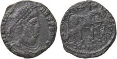 Roman Empire coins ROMANE IMPERIALI - Giuliano II (360-363) - Doppia maiorina (Costantinopoli) C. 39; RIC 317 (AE g. 5) BB+