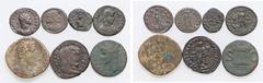 Lots LOTTI - Imperiali Augusto, Nerone, Commodo, Aureliano, Diocleziano, Elena, Graziano - Lotto di 7 monete B÷BB