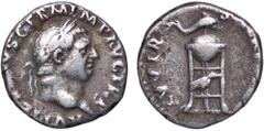 Roman Empire coins ROMANE IMPERIALI - Vitellio (69) - Denario C. 111; RIC R24 (AG g. 2,87) BB