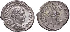 Roman Empire coins ROMANE IMPERIALI - Elagabalo (218-222) - Denario C. 194; RIC 45 (AG g. 2,91) Frattura di conio qSPL