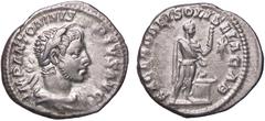 Roman Empire coins ROMANE IMPERIALI - Elagabalo (218-222) - Denario C. 246; RIC 131 (AG g. 3,61) BB+