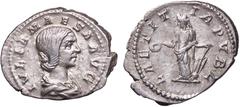 Roman Empire coins ROMANE IMPERIALI - Giulia Maesa (ava di Elagabalo) - Denario C. 26; RIC 261 (AG g. 2,84) qSPL/BB+