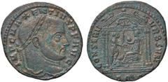 Roman Empire coins ROMANE IMPERIALI - Massenzio (306-312) - Follis (Aquileia) RIC 113; P.Z. 173 (MI g. 6,67) qSPL