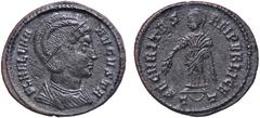 Roman Empire coins ROMANE IMPERIALI - Elena (madre di Costantino I) - AE 3 (Ticinum) (MI g. 2,83) qSPL