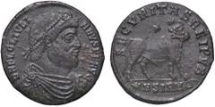 Roman Empire coins ROMANE IMPERIALI - Giuliano II (360-363) - Doppia maiorina (Sirmium) C. 38 (AE g. 8,38) qSPL