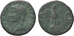 Roman Empire coins ROMANE IMPERIALI - Augusto (27 a.C.-14 d.C.) - Dupondio (Restituzione di Tiberio) C. 247 (AE g. 10,52) Metallo poroso qBB