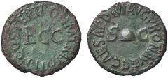 Roman Empire coins ROMANE IMPERIALI - Caligola (37-41) - Quadrante C. 7 (AE g. 2,33) qSPL