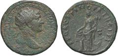 Roman Empire coins ROMANE IMPERIALI - Traiano (98-117) - Dupondio (AE g. 12,45) BB/BB+