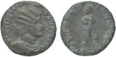 Roman Empire coins ROMANE IMPERIALI - Fausta (moglie di Costantino I) - AE 3 /R Stella entro corona (AE g. 2,99) qSPL
