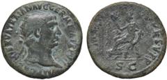 Roman Empire coins ROMANE IMPERIALI - Traiano (98-117) - Dupondio (AE g. 13,17) meglio di MB
