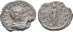 Roman Empire coins ROMANE IMPERIALI - Giulia Maesa (ava di Elagabalo) - Denario C. 8; RIC 249 (AG g. 1,73) qBB