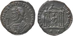 Roman Empire coins ROMANE IMPERIALI - Massenzio (306-312) - Follis (Ticinum) C. 30 (MI g. 5,25) SPL