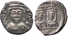 Byzantine coins BIZANTINE - Eraclio, Eraclio Costantino e Martina (610-641) - Quarto di siliqua (Cartagine) Ratto 1460/64; Sear 871 (AG g. 0,64) Patinata bel BB Patinata