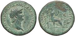 Roman Empire coins ROMANE IMPERIALI - Nerone (54-68) - Dupondio C. 322 (AE g. 14,55) bel BB